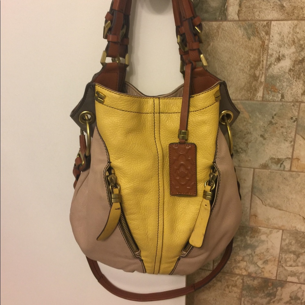 orYANY Pebble Leather Victoria Bag $238